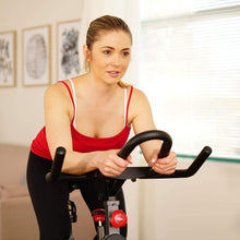 
                        
                          Cargar imagen en el visor de la galería, Sunny Health &amp; Fitness Indoor Cycling Exercise Bike with LCD Monitor, 40 lb chrome Flywheel, 265 lb Max Weight - SF-B1423/C - JOY2ESpree
                        
                      