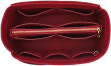 
                        
                          Cargar imagen en el visor de la galería, Felt Purse Bag Organizer Insert with zipper Bag Tote Shaper Fit Speedy Neverfull MM GM
                        
                      