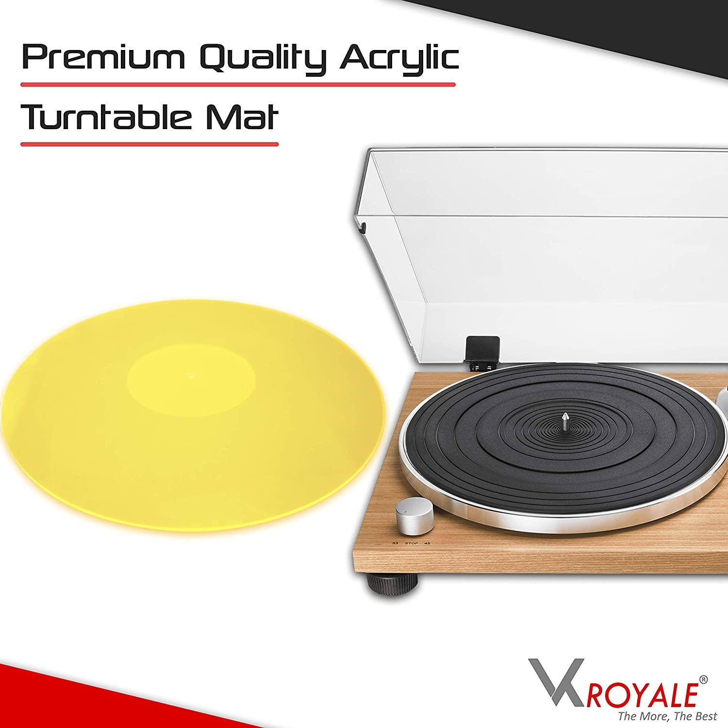 VK ROYALE - Acrylic Turntable Slipmat Yellow - JOY2ESpree