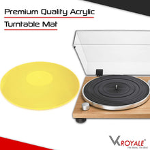 
                        
                          गैलरी व्यूवर में इमेज लोड करें, VK ROYALE - Acrylic Turntable Slipmat Yellow - JOY2ESpree
                        
                      