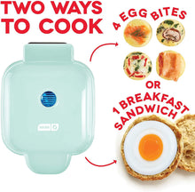 
                        
                          गैलरी व्यूवर में इमेज लोड करें, Dash DBBM450GBAQ08 Deluxe Sous Vide Style Egg Bite Maker with Silicone Molds for Breakfast Sandwiches
                        
                      