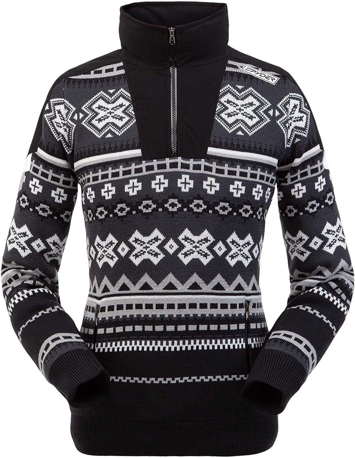 Spyder Women’s Legacy Gore-Tex Infinium Pullover – Ladies Half Zip Heritage Winter Sweater