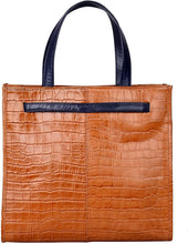 
                        
                          Load image into Gallery viewer, Antonio Valeria Emma Croco Print Leather Tote Bag For Women - JOY2ESpree
                        
                      