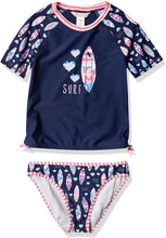 
                        
                          Load image into Gallery viewer, Tommy Bahama Girls' 2-Piece Rashguard and Swim Bottoms Set
                        
                      