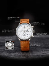 
                        
                          將圖片載入圖庫檢視器 Vincero Luxury Men's Chrono S Wrist Watch - Top Grain Italian Leather Watch Band - 43mm Chronograph Watch - Japanese Quartz Movement…
                        
                      