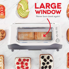 
                        
                          गैलरी व्यूवर में इमेज लोड करें, Dash Clear View Toaster: Extra Wide Slot Toaster with Stainless Steel Accents + See Through Window . - JOY2ESpree
                        
                      