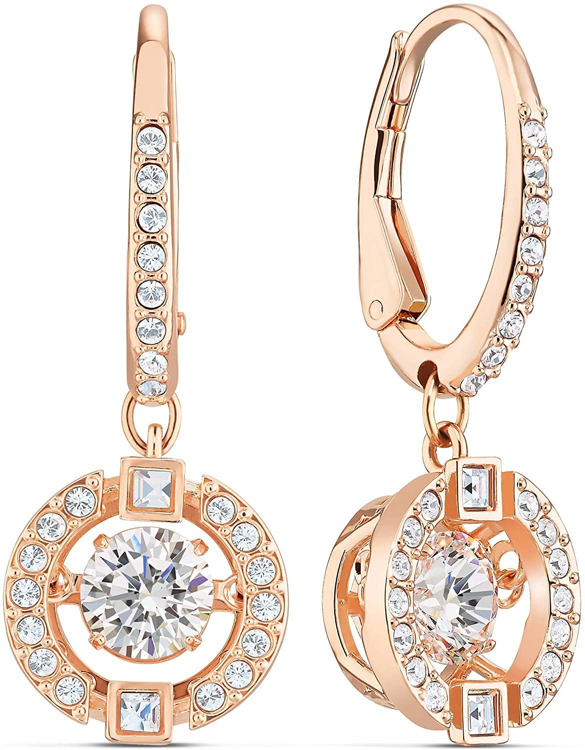 SWAROVSKI Women's Sparking Dance Crystal Jewelry Collection, Rose Gold Tone Finish - JOY2ESpree