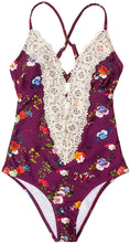 
                        
                          Muat gambar ke penampil Galeri, CUPSHE Fashion Women's Ladies Vintage Lace Bikini Sets Beach Swimwear Bathing Suit
                        
                      