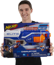 
                        
                          Muat gambar ke penampil Galeri, Nerf Disruptor Elite Blaster -- 6-Dart Rotating Drum, Slam Fire, Includes 6 Official Nerf Elite Darts -- For Kids, Teens, Adults
                        
                      