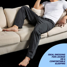 
                        
                          Muat gambar ke penampil Galeri, Bintangor Men's Sleep Pajama Pants 100% Cotton Knit Elastic Waistband Lounge Wear Long
                        
                      