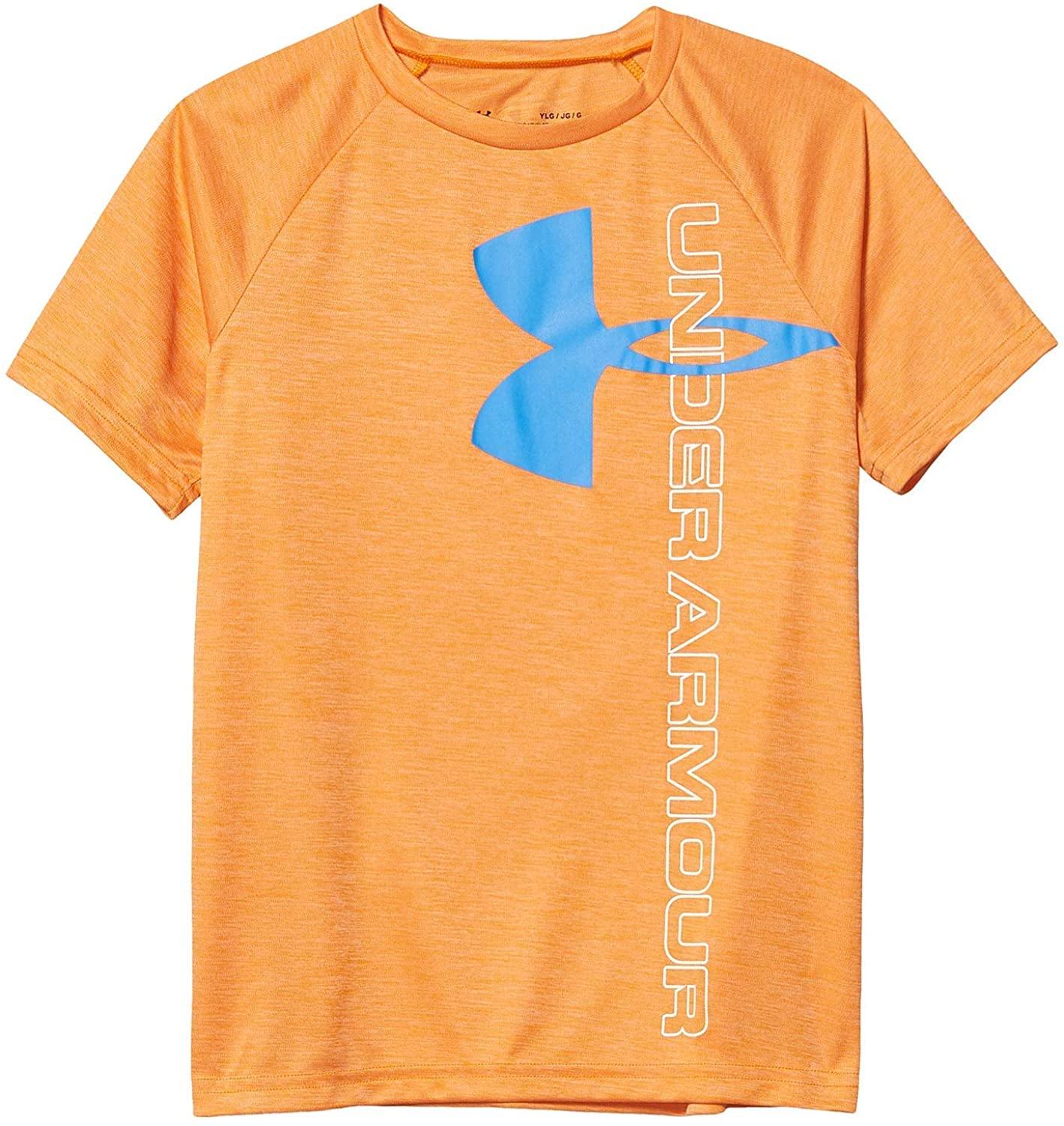 Under Armour Boys' Tech Split Logo Hybrid T-Shirt - JOY2ESpree