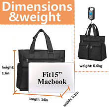
                        
                          將圖片載入圖庫檢視器 Canvas Tote Bag Waterproof Nylon Multi Pocket Shoulder Bags Laptop Work Bag Teacher Purse and Handbags for Women &amp; Men
                        
                      