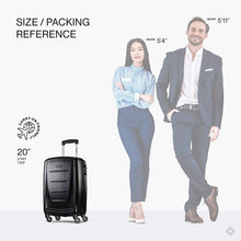 
                        
                          Cargar imagen en el visor de la galería, Samsonite Winfield 2 Hardside Expandable Luggage with Spinner Wheels, Charcoal, Checked-Large 28-Inch
                        
                      
