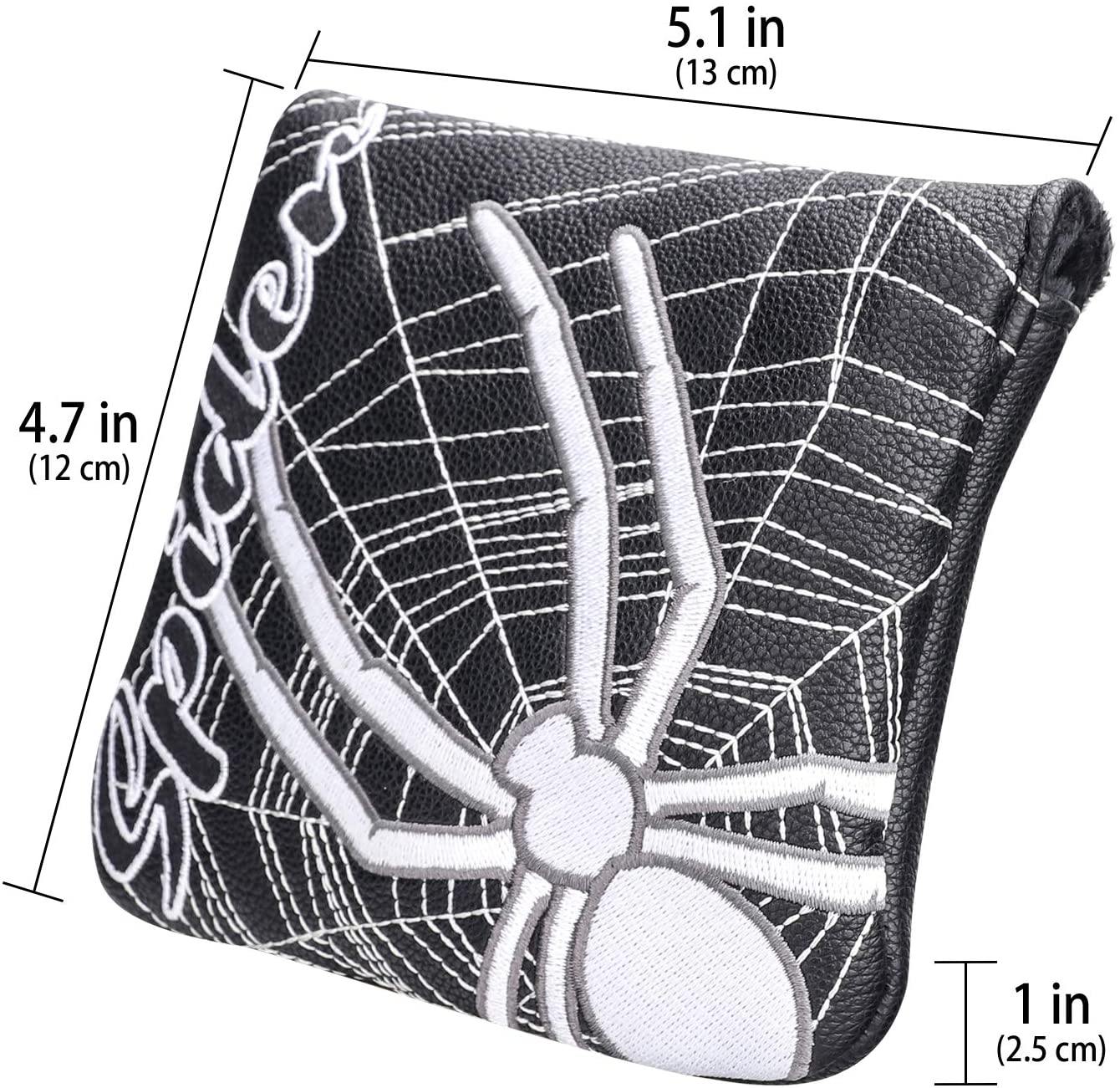 caiobob mytag Golf Mallet Putter Spider X Headcover with Hoop&Loop Closure - JOY2ESpree