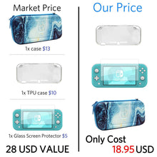 
                        
                          Muat gambar ke penampil Galeri, CoBak Carrying Case for Nintendo Switch Lite - with 1 Screen Protector, 1 Grip Case and 4 Thumb Grip Caps. - JOY2ESpree
                        
                      