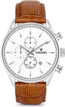 
                        
                          將圖片載入圖庫檢視器 Vincero Luxury Men's Chrono S Wrist Watch - Top Grain Italian Leather Watch Band - 43mm Chronograph Watch - Japanese Quartz Movement…
                        
                      
