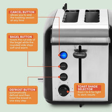 
                        
                          Muat gambar ke penampil Galeri, Maxi-Matic ERT-6067 Long Cool Touch 4-Slice Toaster Extra Wide 1.25" Slots for Bagels Waffles, 2, White - JOY2ESpree
                        
                      