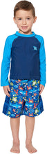 
                        
                          गैलरी व्यूवर में इमेज लोड करें, Tommy Bahama Boys' Long Sleeve Rashguard and Trunks Swimsuit Set
                        
                      