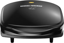 
                        
                          Muat gambar ke penampil Galeri, George Foreman 2-Serving Classic Plate Electric Indoor Grill and Panini Press, Black, GR10B - JOY2ESpree
                        
                      