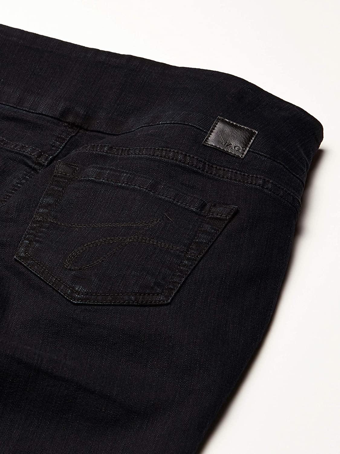 Jag Jeans Women's Petite Peri Pull On Straight Leg Jean