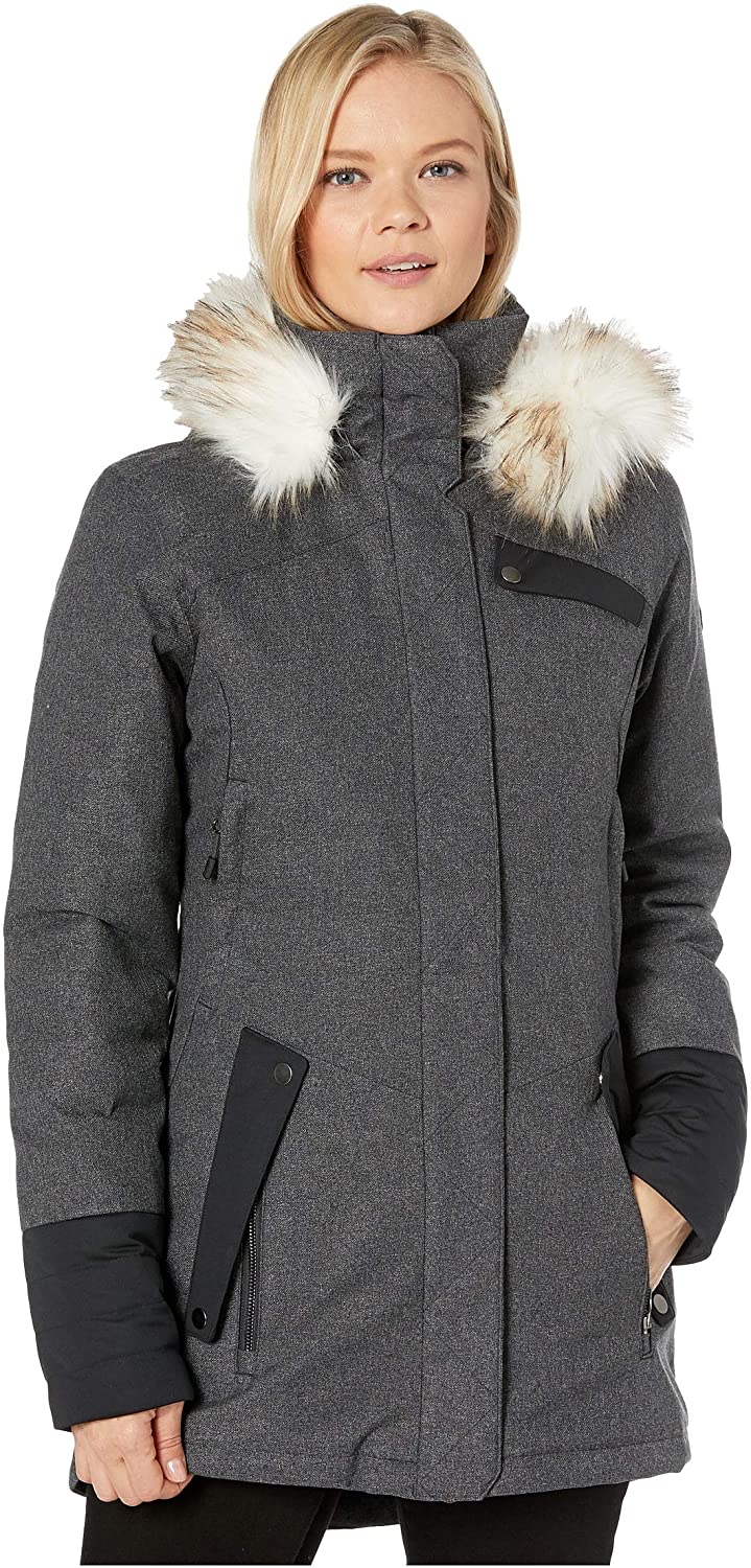 Spyder Women’s Metro Gore-Tex Infinium Down Parka – Ladies Full-Zip Hooded Winter Jacket