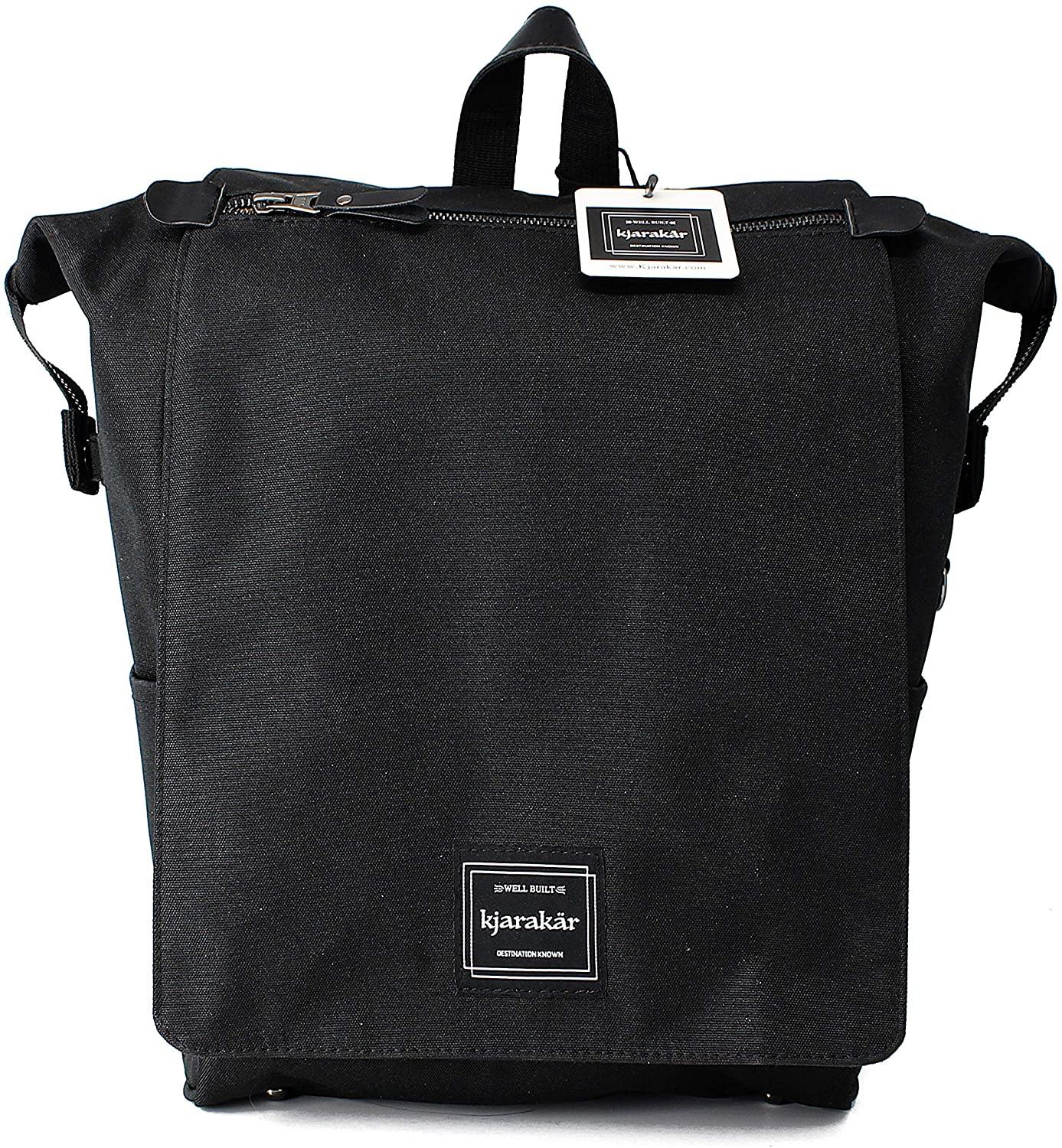 KJARAKÄR Backpack | Classic & Premium Styles | Metal Zippers | Leather Accessories | Gym, Work, School, Diaper Bag - JOY2ESpree