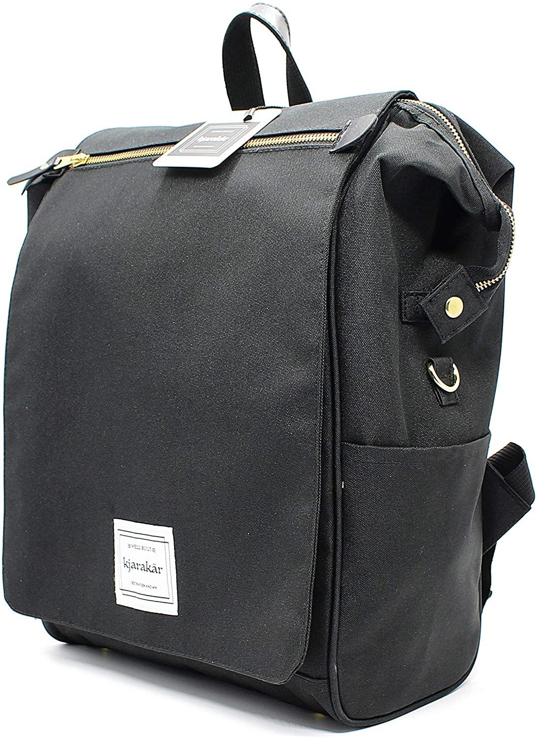KJARAKÄR Backpack | Classic & Premium Styles | Metal Zippers | Leather Accessories | Gym, Work, School, Diaper Bag - JOY2ESpree