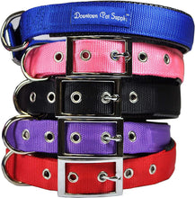 
                        
                          Cargar imagen en el visor de la galería, Downtown Pet Supply Deluxe Adjustable Thick Dog Collar, (Purple, XLarge)
                        
                      