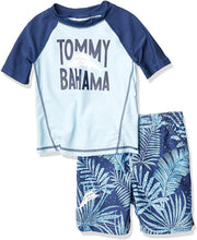 
                        
                          Load image into Gallery viewer, Tommy Bahama Boys' Rashguard and Trunks Swimsuit Set
                        
                      