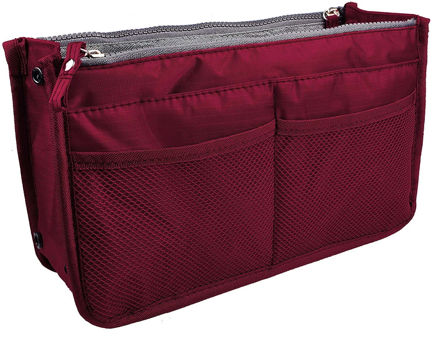 Vercord Updated Purse Handbag Organizer Insert Liner Bag in Bag 13 Pockets Purple Small