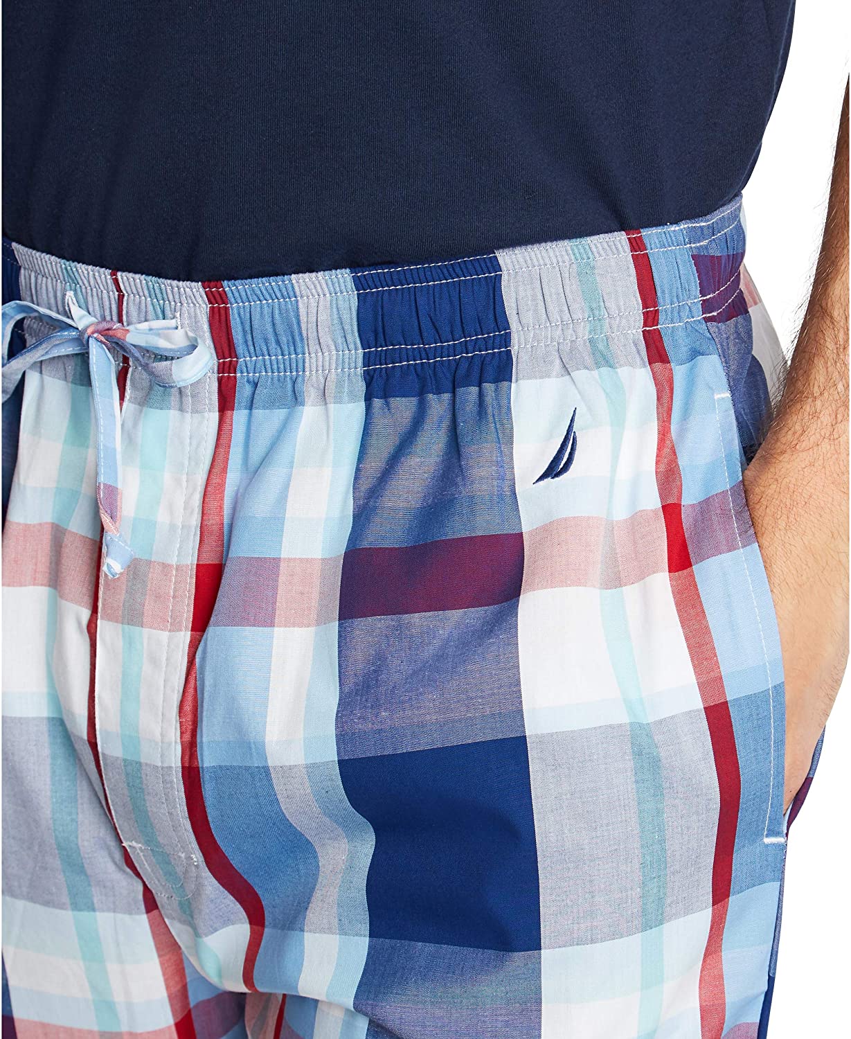 Nautica Men's Soft Woven 100% Cotton Elastic Waistband Sleep Pajama Pant - JOY2ESpree