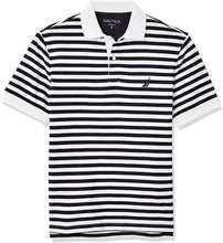 
                        
                          गैलरी व्यूवर में इमेज लोड करें, Nautica Men's Classic Fit 100% Cotton Soft Short Sleeve Stripe Polo Shirt - JOY2ESpree
                        
                      