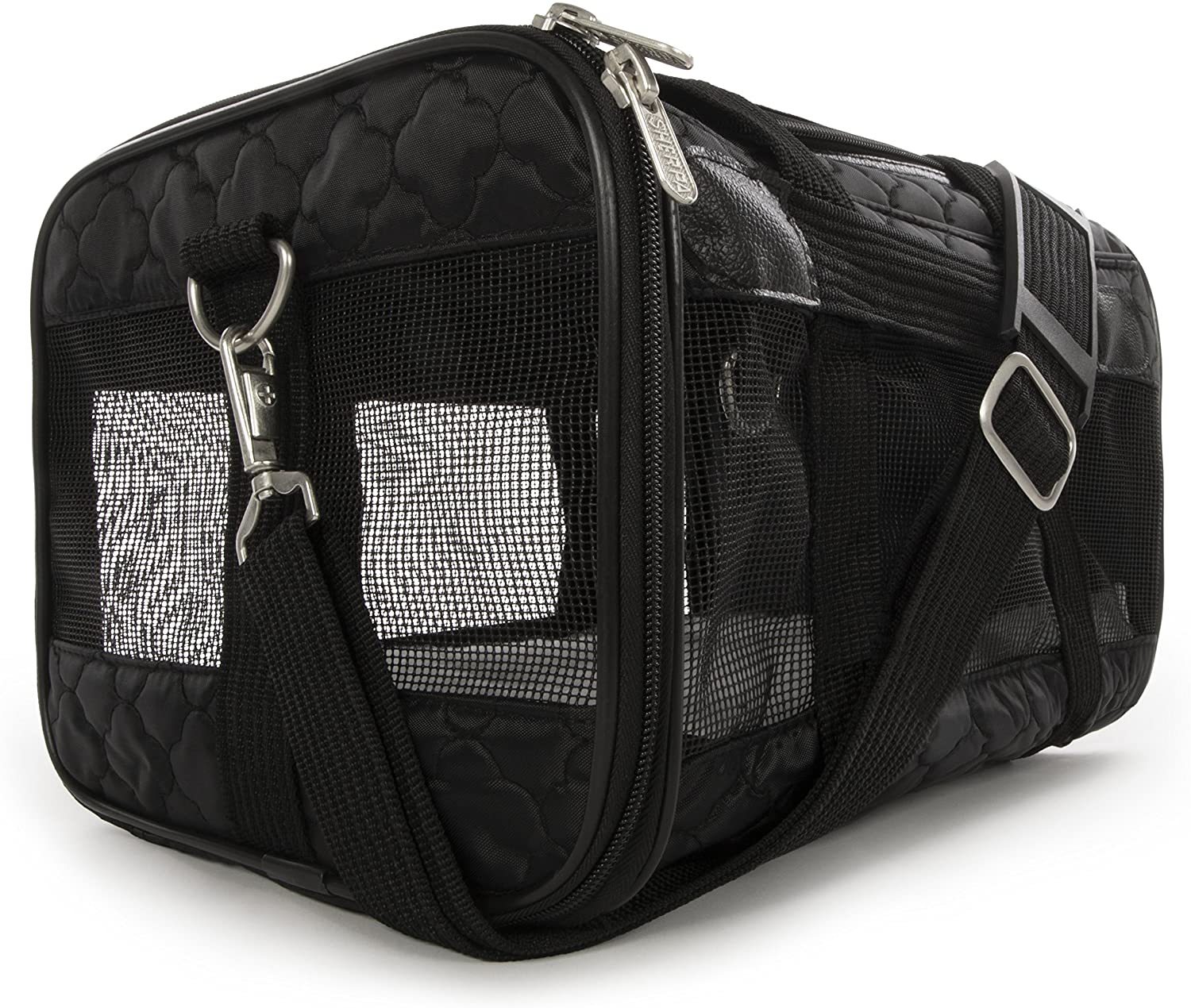 Sherpa Original Deluxe Airline Approved Pet Carrier, Medium, Black