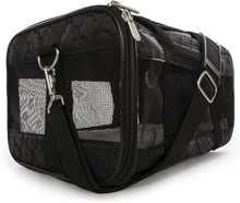 
                        
                          Load image into Gallery viewer, Sherpa Original Deluxe Airline Approved Pet Carrier, Medium, Black
                        
                      