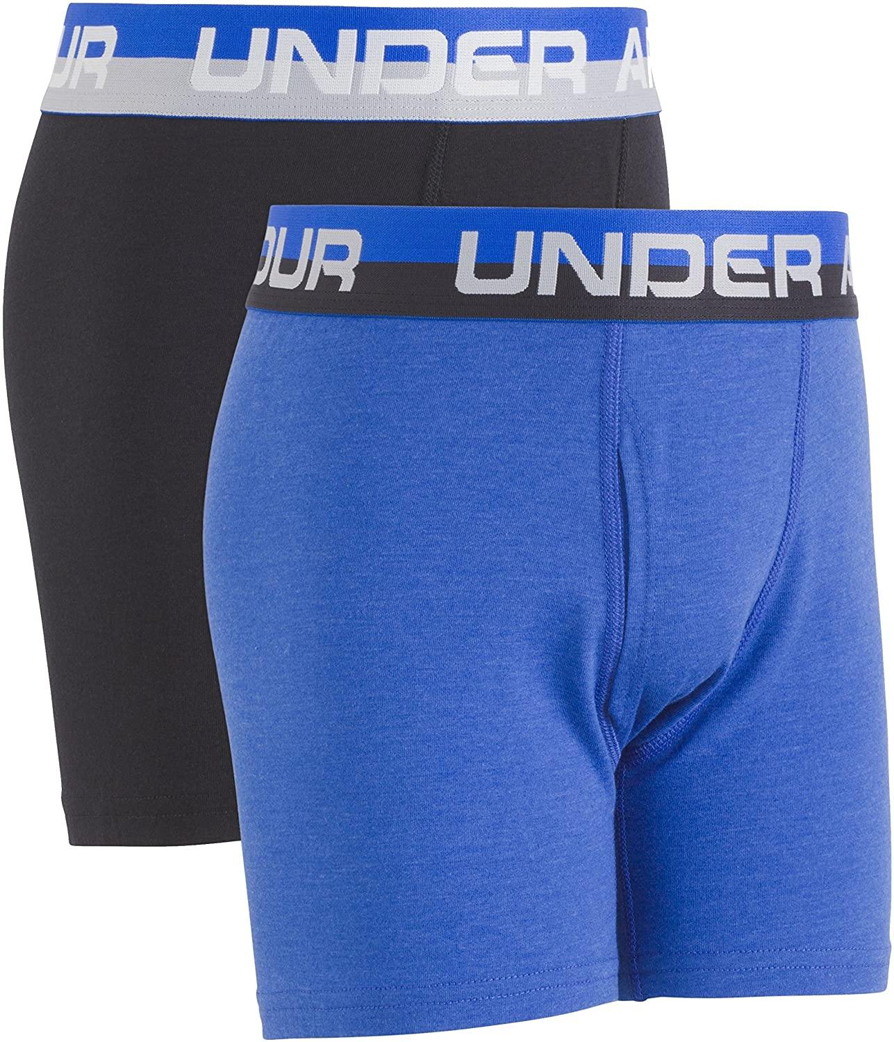 Under Armour Boys' Big Charged Cotton Stretch Boxer Jock