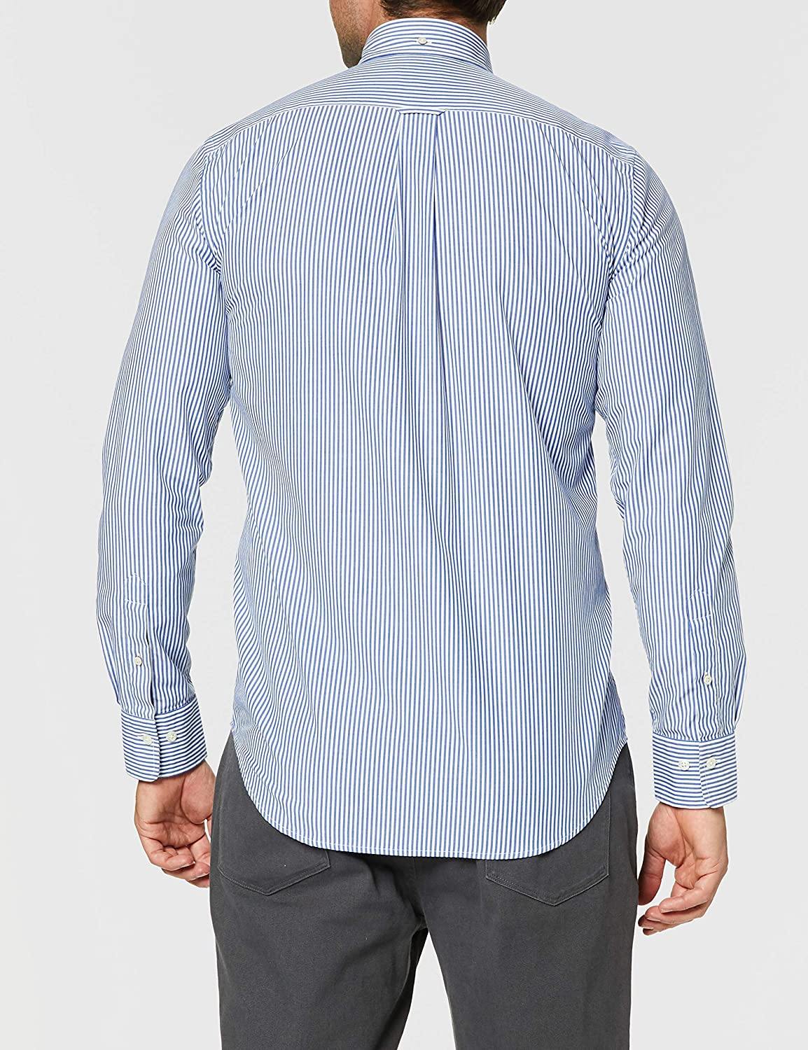 GANT Men's Classic Broadcloth Banker Stripe Shirt - JOY2ESpree