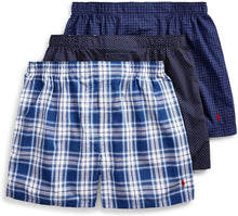 
                        
                          Cargar imagen en el visor de la galería, Polo Ralph Lauren Men's 3-Pack Classic Fit Packaged Woven Boxers
                        
                      