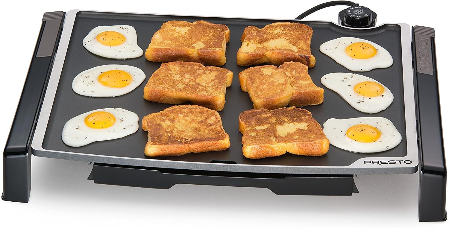 Presto 07073 Electric Tilt-N-fold Griddle, 19", Black inch - JOY2ESpree