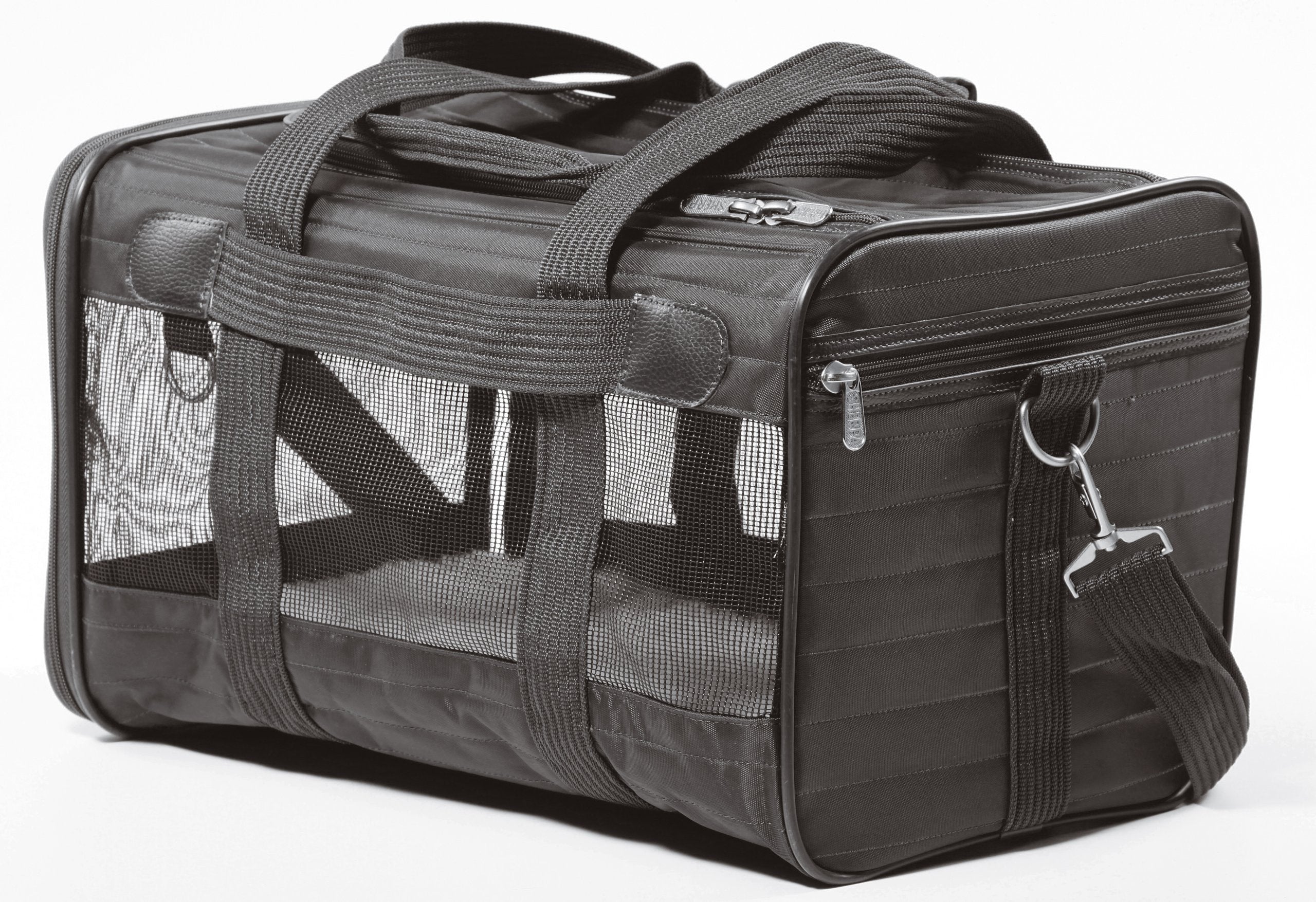 Sherpa Original Deluxe Airline Approved Pet Carrier, Medium, Black