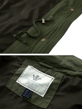 
                        
                          Load image into Gallery viewer, WenVen Women's Military Anorak Jacket Hoodie Lightweight Cotton Casual Coat - JOY2ESpree
                        
                      