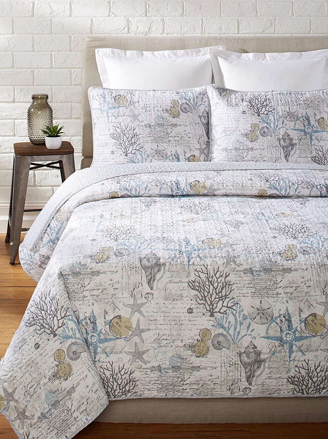 Tommy Bahama Quilt Set, Full/Queen, Beach Bliss