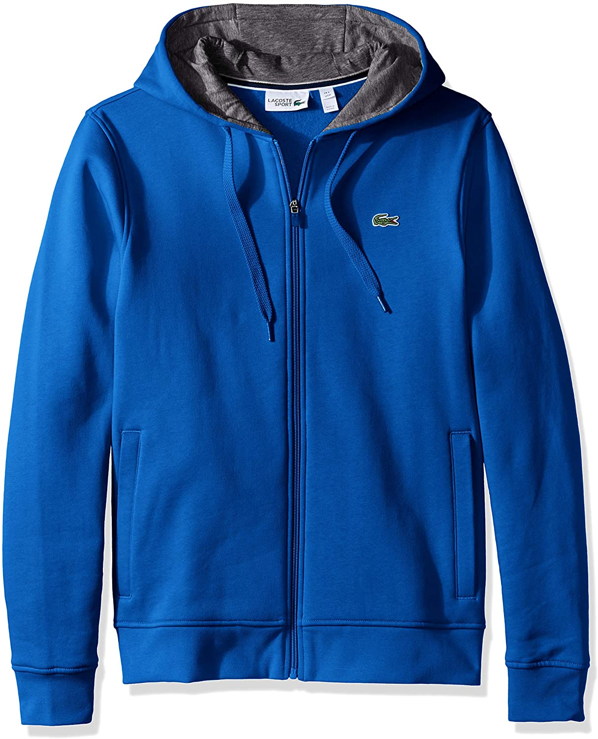 Lacoste Mens Sport Long Sleeve Fleece Full Zip Hoodie Sweatshirt