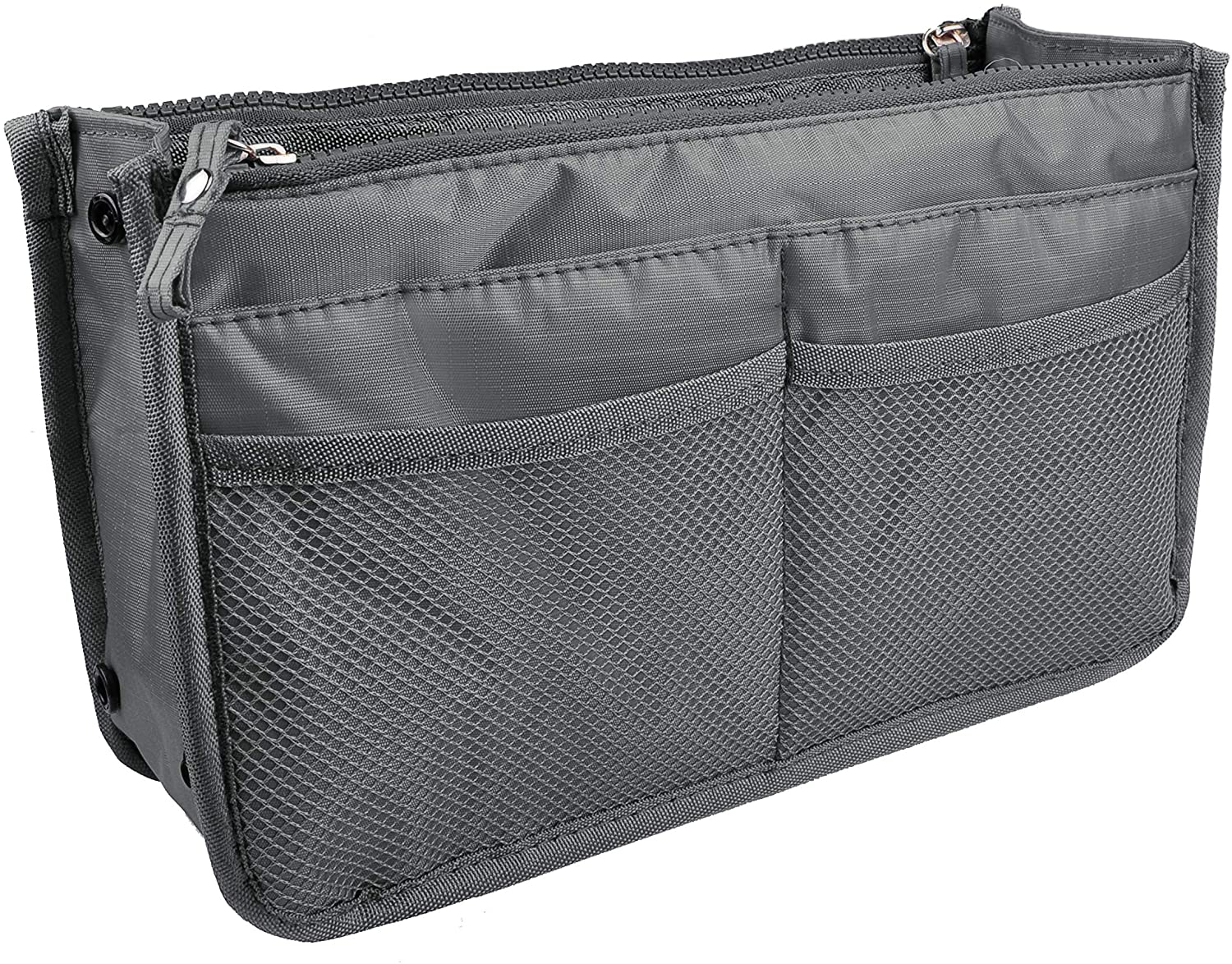 Vercord Updated Purse Handbag Organizer Insert Liner Bag in Bag 13 Pockets Purple Small
