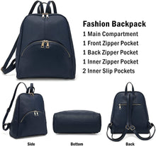 
                        
                          Cargar imagen en el visor de la galería, Scarleton Casual Fashion Backpack, Purses for women, Backpack for Women, Fashion Backpack for Women, H160801 - Black
                        
                      