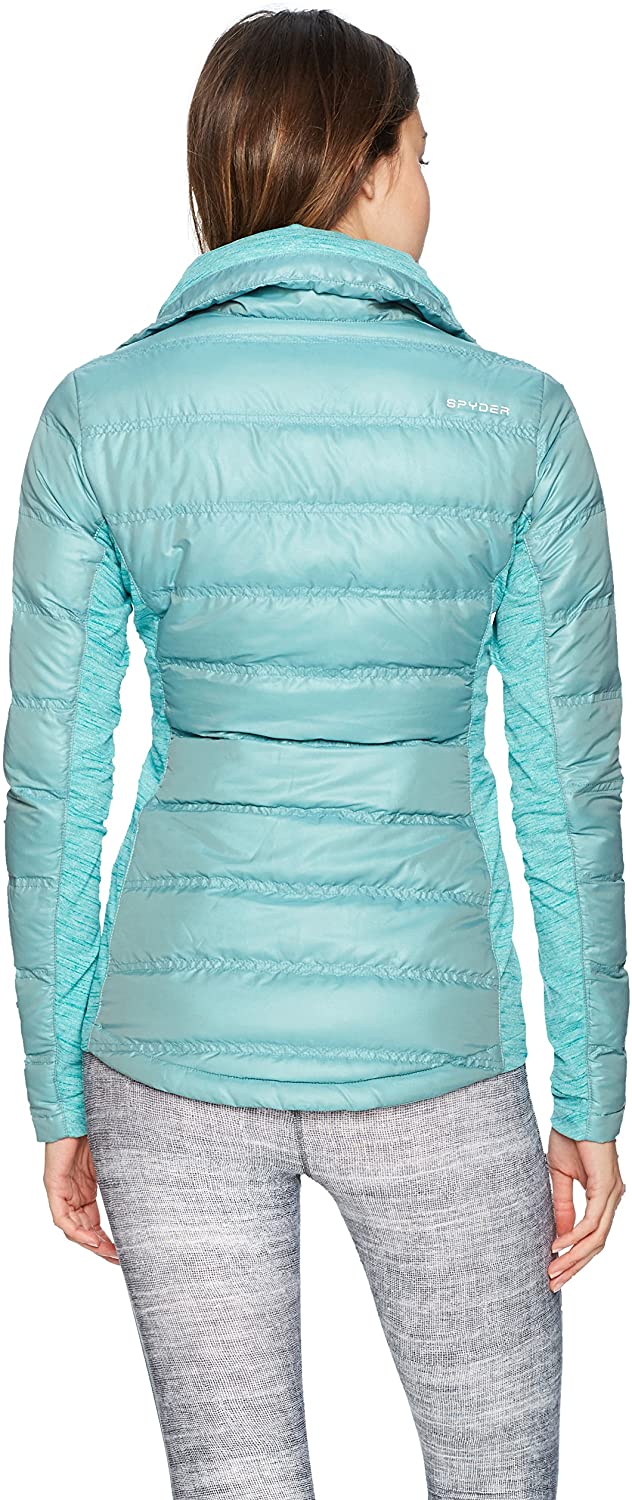 Spyder Women's Solitude 1/2 Zip Down Insulator Hybrid Jacket