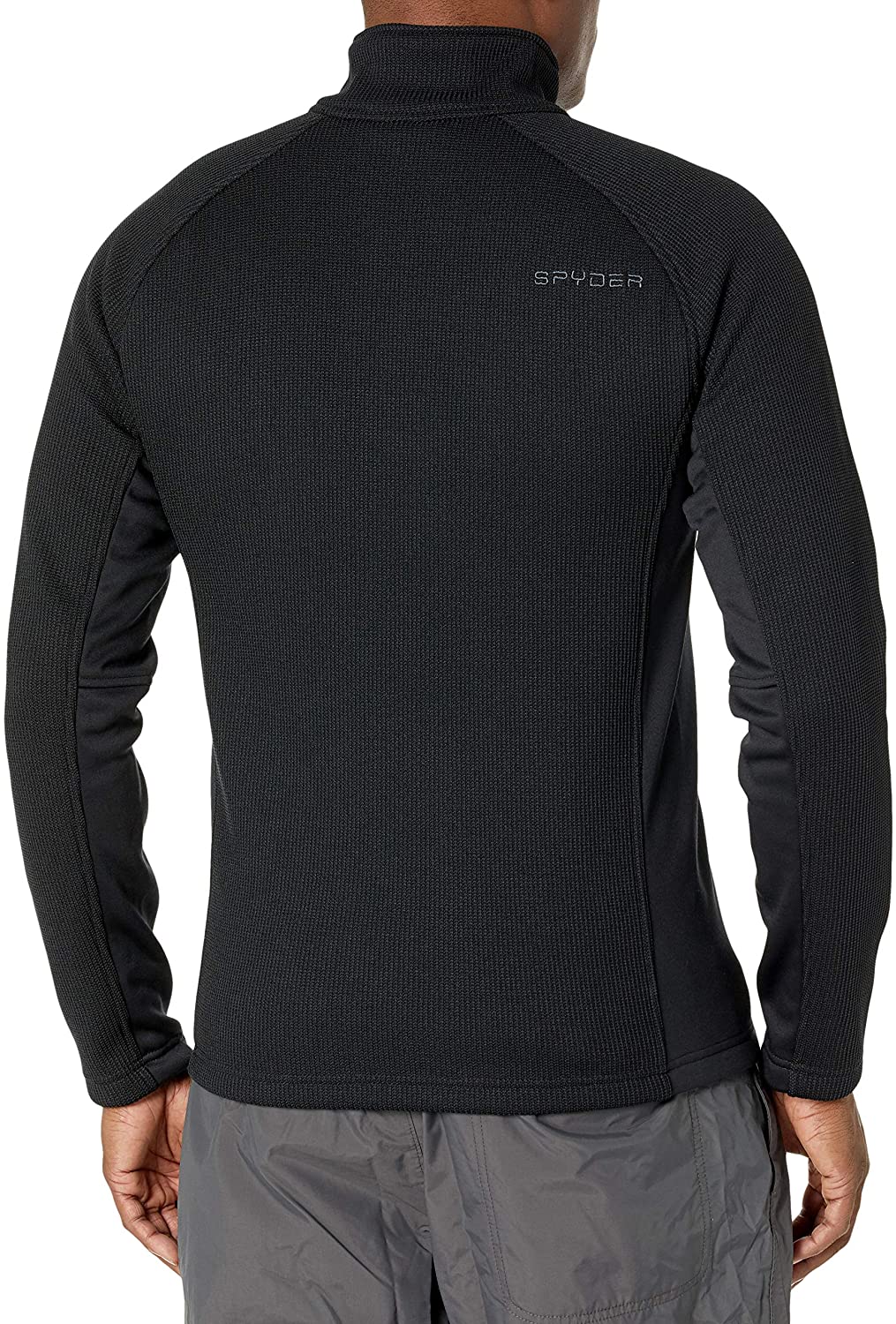Spyder Active Sports Men's Outbound Half Zip Mid-Weight Mock Neck Sweater