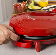
                        
                          Muat gambar ke penampil Galeri, Elite Gourmet Mexican Taco Tuesday Quesadilla Maker, Easy-Slice 6-Wedge, Grilled Cheese, 11 Inch, Red - JOY2ESpree
                        
                      