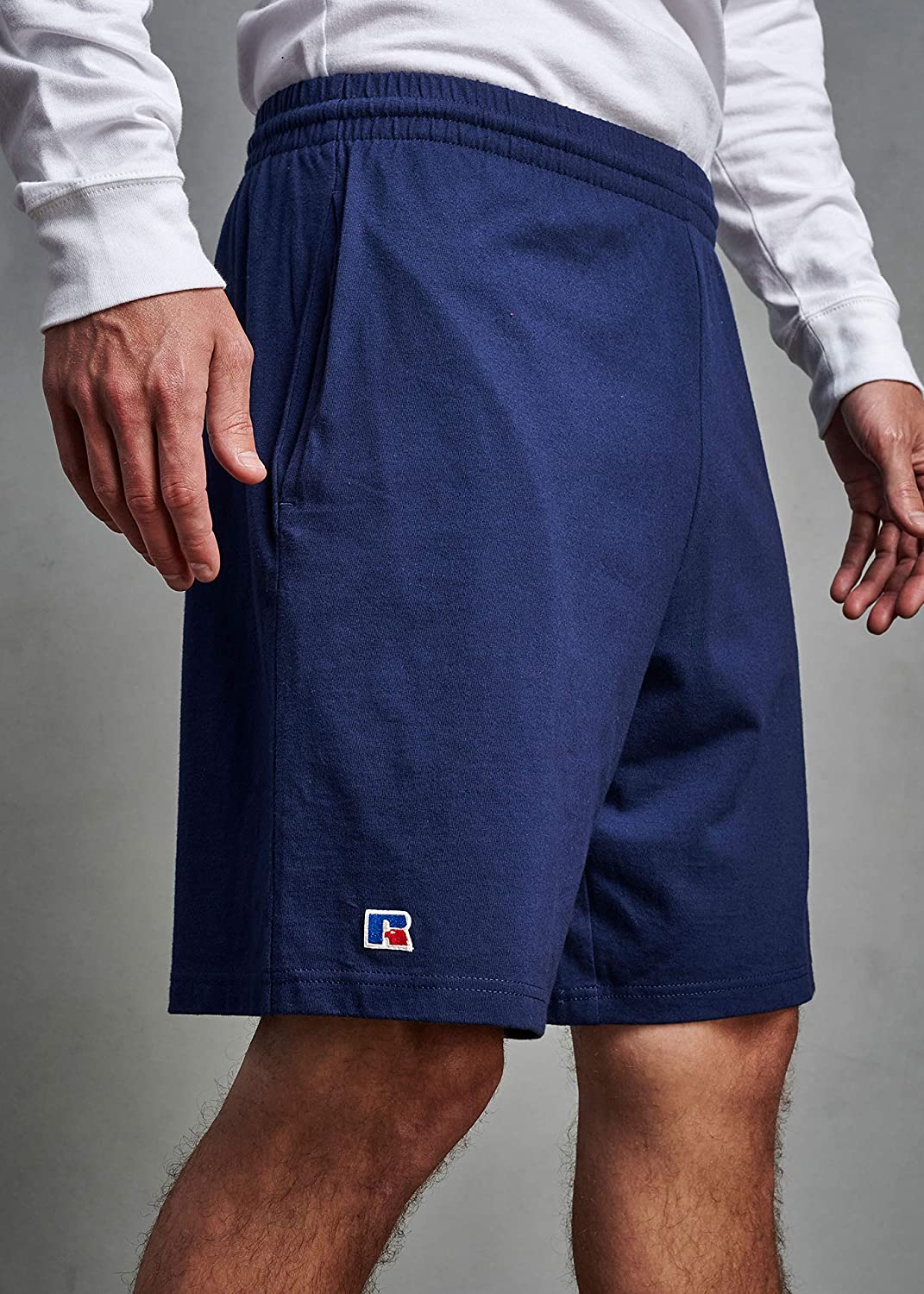 Russell Athletic Men's Premium Ringspun Cotton Short with Pockets