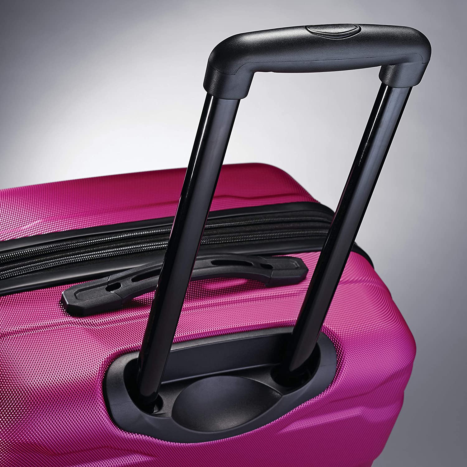 Samsonite Omni PC Hardside Expandable Luggage with Spinner Wheels, Black, Carry-On 20-Inch