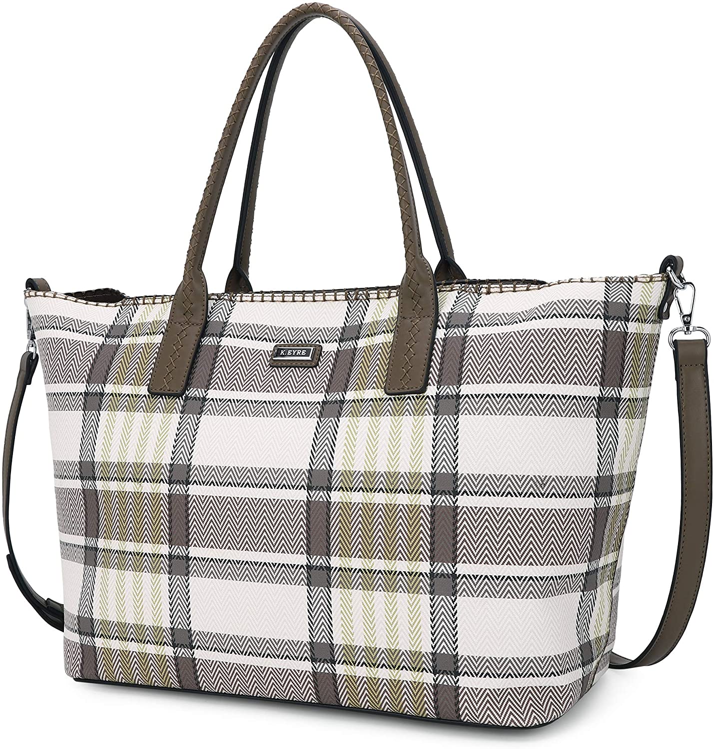 K.EYRE Women's Soft Faux Leather Tote Bag Purse Handbags Wallet Tote Shoulder Bag Purse Large Capacity